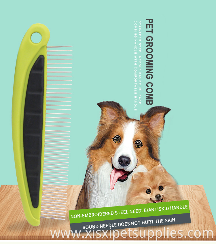 Wholesale Multifunction Two Density Teeth Pet Needle Comb Cat Dog Flea Hair Comb